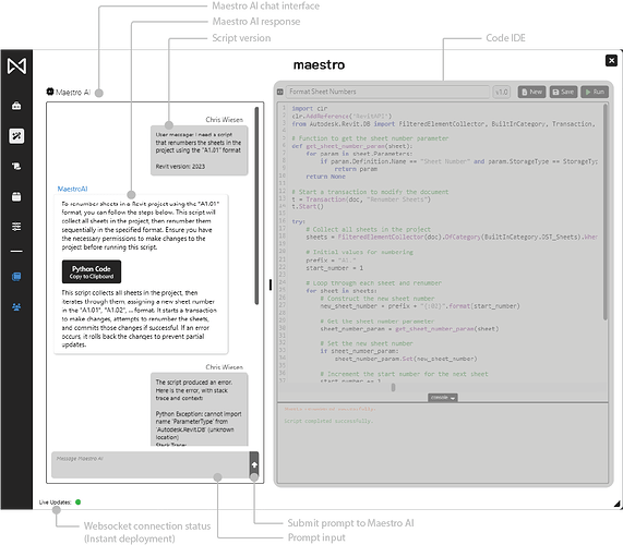 Maestro AI Interface