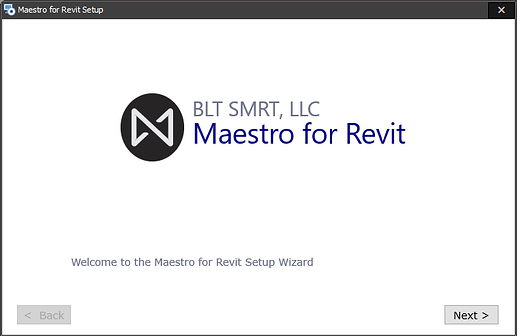 Installation Wizard Start