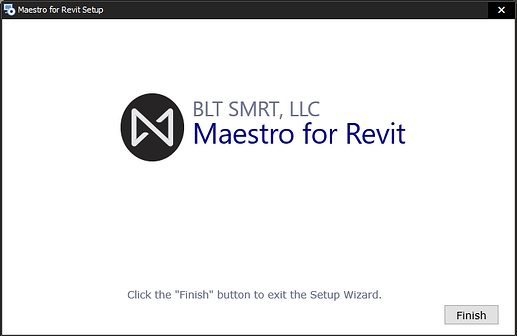 Installation Wizard Finish